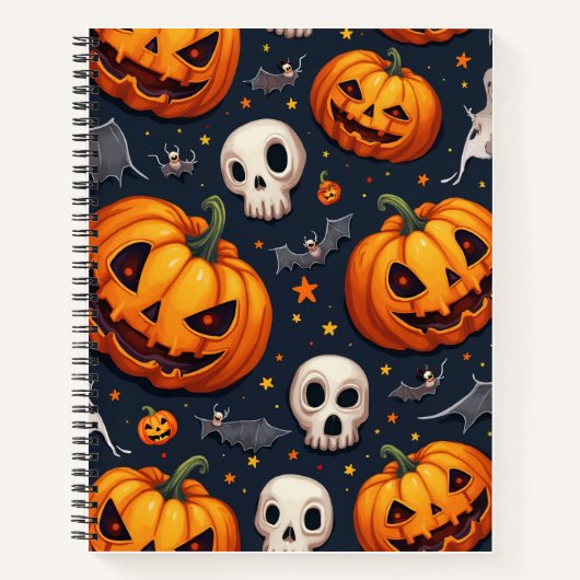 halloween Notebook Notizblock (Vorderseite)