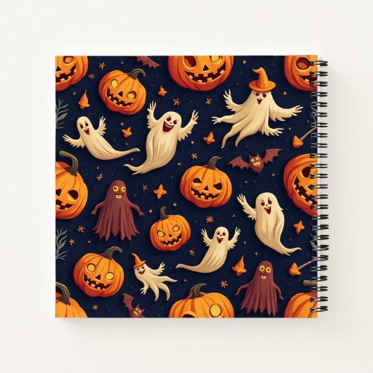 Halloween-Notebook Notizblock (Rückseite)