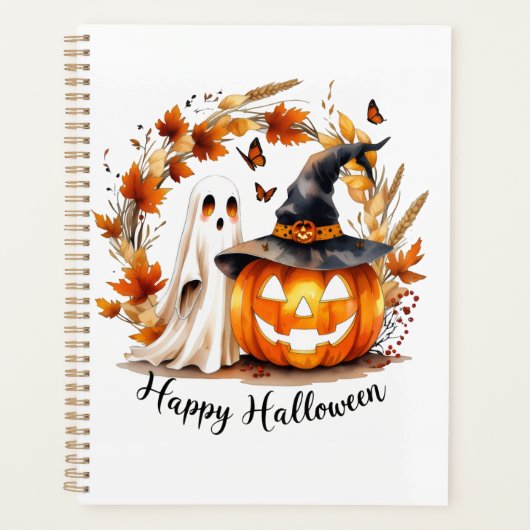 Halloween-Notebook Planer (Vorderseite)