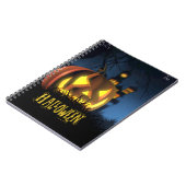Halloween-Notebook und -Tagebuch Notizblock (Linke Seite)