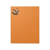 Halloween Notepad Bats Notizblock (Rotiert)
