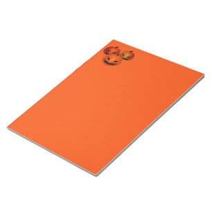 Halloween Notepad-Beängstigende Pumpkins Notizblock