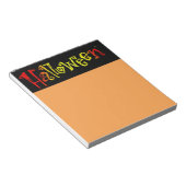 Halloween Notepad Notizblock (angewinkelt)