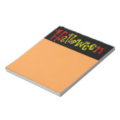 Halloween Notepad Notizblock (Rotiert)