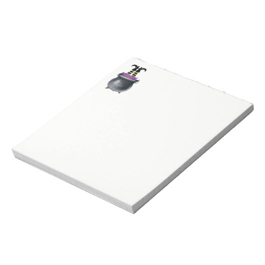 Halloween Notepad Notizblock (Rotiert)