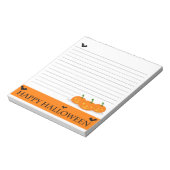Halloween Notepad Notizblock (Rotiert)