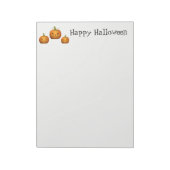 Halloween Notepad Pumpkins Notizblock (Rotiert)