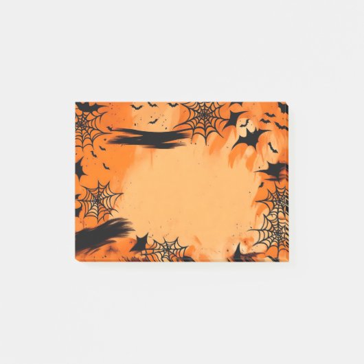 Halloween-Notes Post-it Klebezettel (Vorderseite)