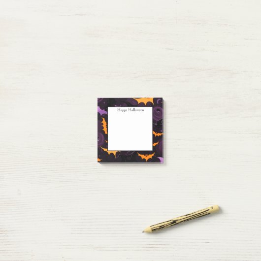 Halloween-Notes Post-it Klebezettel (Auf Schreibtisch)