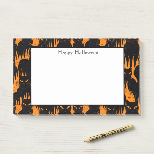 Halloween-Notes Post-it Klebezettel (Auf Schreibtisch)