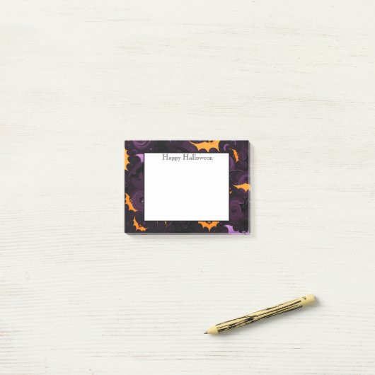 Halloween-Notes Post-it Klebezettel (Auf Schreibtisch)