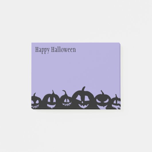 Halloween-Notes Post-it Klebezettel (Vorderseite)