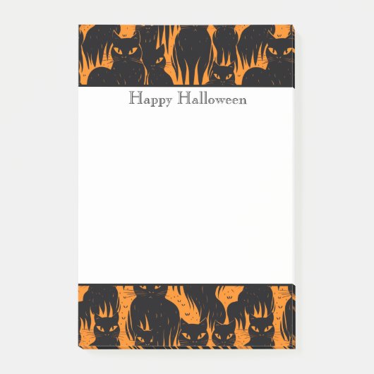 Halloween-Notes Post-it Klebezettel (Vorderseite)