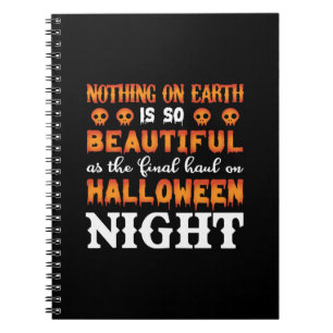 Halloween Nothing auf der Erde Notizblock