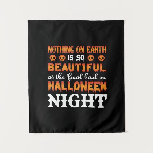 Halloween Nothing On Earth Wandteppich (Vorderseite)