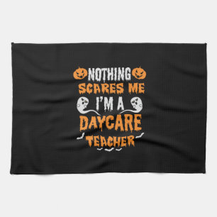 Halloween Nothing Scares Me Birthday Geschirrtuch