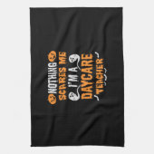 Halloween Nothing Scares Me Birthday Geschirrtuch (Vertikal)