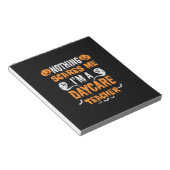 Halloween Nothing Scares Me Birthday Notizblock (angewinkelt)