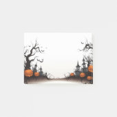 Halloween-Notizen Post-it Klebezettel (Vorderseite)
