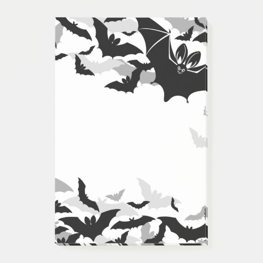 Halloween-Notizen Post-it Klebezettel (Vorderseite)