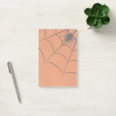 Halloween-Notizen von Cobweb und Black Spiole Post-it Klebezettel (Büro)