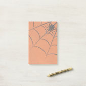 Halloween-Notizen von Cobweb und Black Spiole Post-it Klebezettel (Auf Schreibtisch)