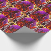 Halloween Nova Scotia Duck Toller Vampire Pumpkin Geschenkpapier (Ecke)