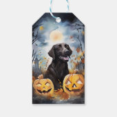 Halloween Nova Scotia mit Pumpkins Beängstigend Geschenkanhänger (Rückseite)