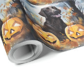 Halloween Nova Scotia mit Pumpkins Beängstigend Geschenkpapier (Rolleneckpunkt)