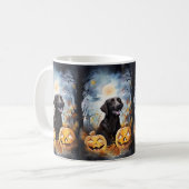 Halloween Nova Scotia mit Pumpkins Beängstigend Kaffeetasse (Vorderseite Links)