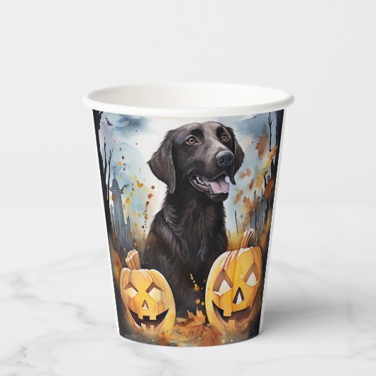 Halloween Nova Scotia mit Pumpkins Beängstigend Pappbecher (Rückseite)