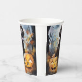 Halloween Nova Scotia mit Pumpkins Beängstigend Pappbecher (Rechts)