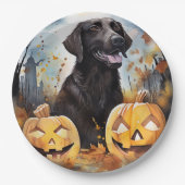 Halloween Nova Scotia mit Pumpkins Beängstigend Pappteller (Vorderseite)