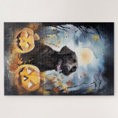 Halloween Nova Scotia mit Pumpkins Beängstigend Puzzle (Horizontal)