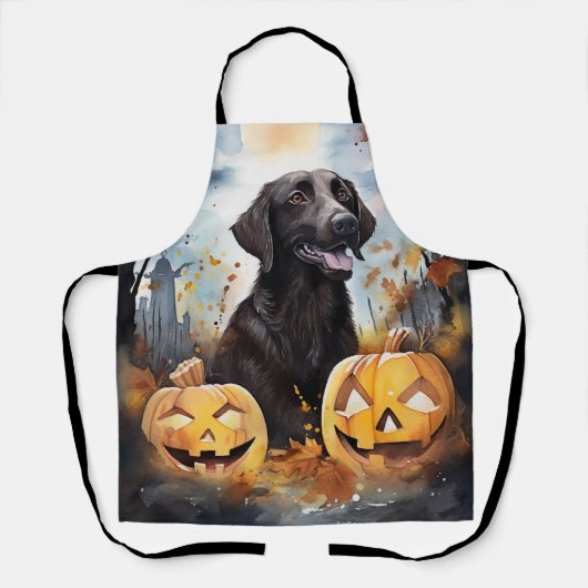 Halloween Nova Scotia mit Pumpkins Beängstigend Schürze (Vorderseite)