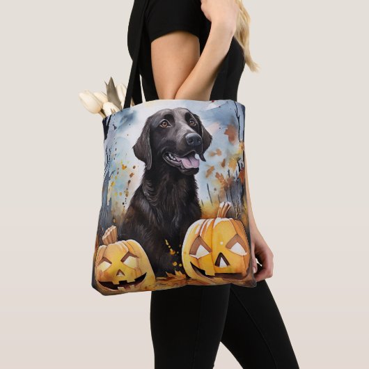 Halloween Nova Scotia mit Pumpkins Beängstigend Tasche (Von Nahem)