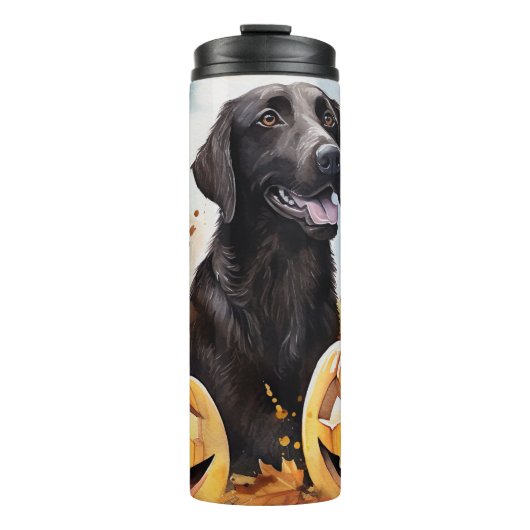 Halloween Nova Scotia mit Pumpkins Beängstigend Thermosbecher (Vorderseite)