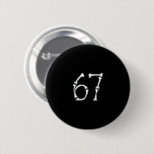 Halloween Number 6 7 Bones Skeleton Costume  Button (Vorne & Hinten)