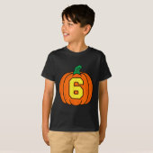 Halloween Number 6 Pumpkin Costume T-Shirt (Vorne ganz)