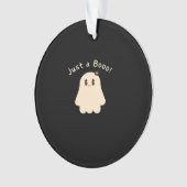 Halloween nur ein Boo - Niedlich Boo - Trick oder Ornament (Vorderseite)