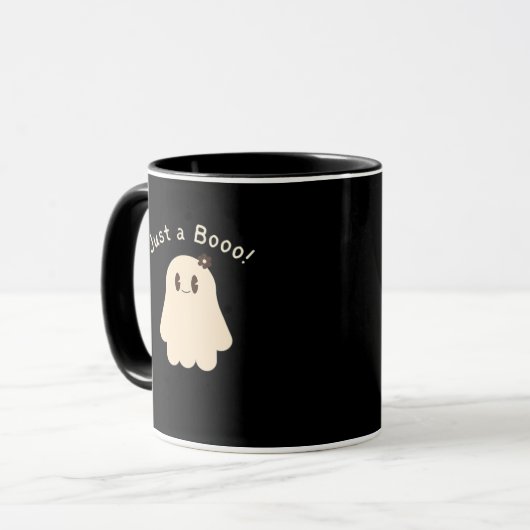 Halloween nur ein Boo - Niedlich Boo - Trick oder Tasse (Vorderseite Links)