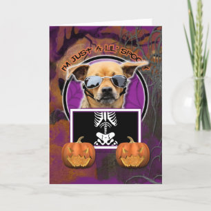 Halloween - Nur ein kleiner Spooky - Chihuahua Karte