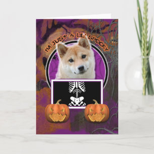 Halloween - Nur ein kleiner Spooky - Shiba Inu Karte