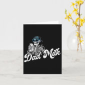 Halloween nur ein Vater, der immer Ck Skelett D Karte (Gelbe Blume)