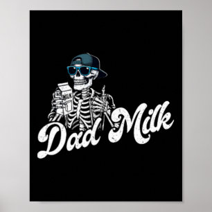 Halloween nur ein Vater, der immer Ck Skelett D Poster