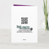 Halloween - Nur eine kleine Spooky - Sibirischer H Karte (Rückseite)