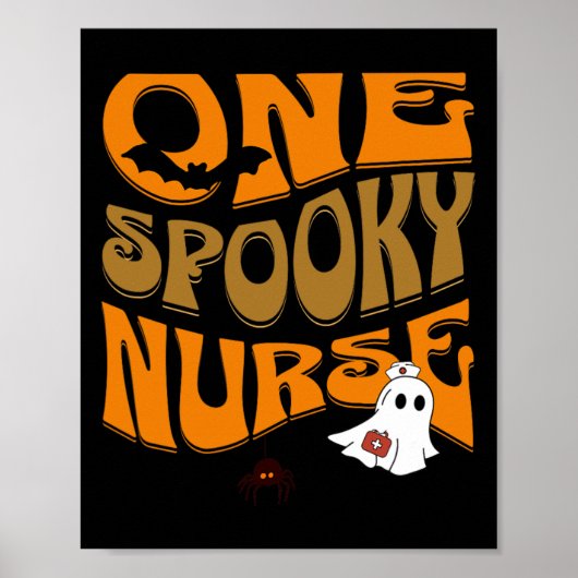 Halloween Nurproduct Funny Beängstigend Creepy Gho Poster (Vorne)