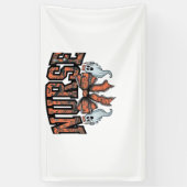 Halloween Nurse Beängstigend Coquette Bow Classic Banner (Vertikal)