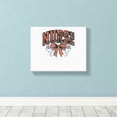 Halloween Nurse Beängstigend Coquette Bow Classic Leinwanddruck (Insitu (Holzboden))