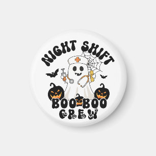 Halloween Nurse - BOO Crew Ghost Magnet